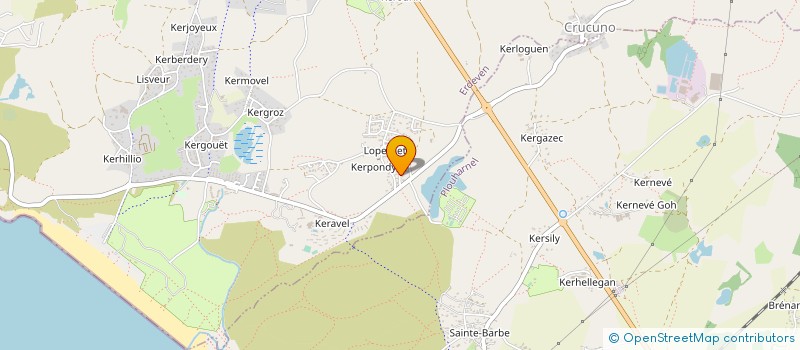 localisation de l'entreprise MONSIEUR JEAN BAPTISTE TOMASI  ERDEVEN