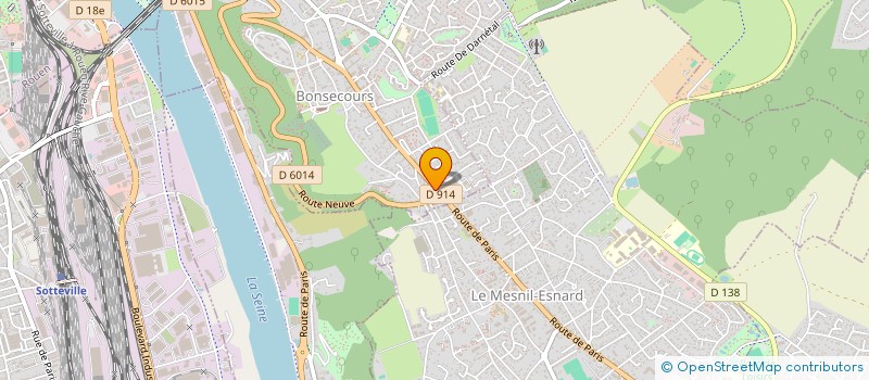 localisation de l'entreprise MONSIEUR JEAN BAPTISTE TOURNIER  ROUEN