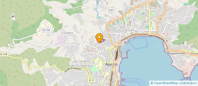 localisation de l'entreprise MONSIEUR JEAN-BAPTISTE TROMBELLA à AJACCIO