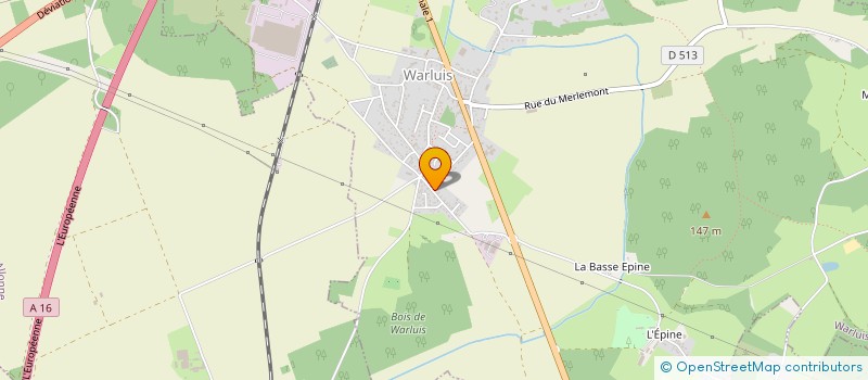 localisation de l'entreprise MONSIEUR JEAN-BAPTISTE TROUSSELLE  WARLUIS