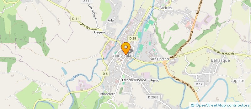 localisation de l'entreprise MONSIEUR JEAN-BAPTISTE TURTOS  SAINT-PALAIS