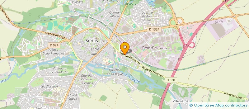 localisation de l'entreprise MONSIEUR JEAN-BAPTISTE VALETTE  SENLIS