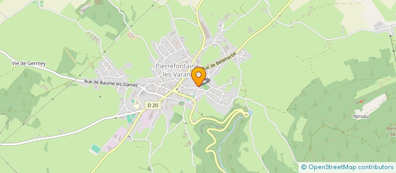 localisation de l'entreprise MONSIEUR JEAN BAPTISTE VERNEREY à GRANDFONTAINE-SUR-CREUSE