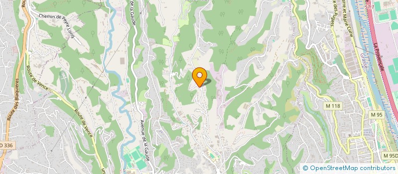 localisation de l'entreprise MONSIEUR JEAN-BAPTISTE VIARD  LA GAUDE