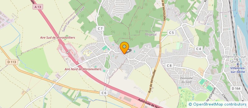 localisation de l'entreprise MONSIEUR JEAN-BAPTISTE VILLECHAIZE  ORGEVAL