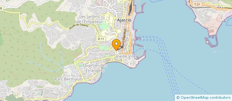 localisation de l'entreprise MONSIEUR JEAN-BAPTISTE VINCIGUERRA à AJACCIO