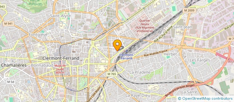 localisation de l'entreprise MONSIEUR JEAN BAPTISTE VITAUX  CLERMONT-FERRAND