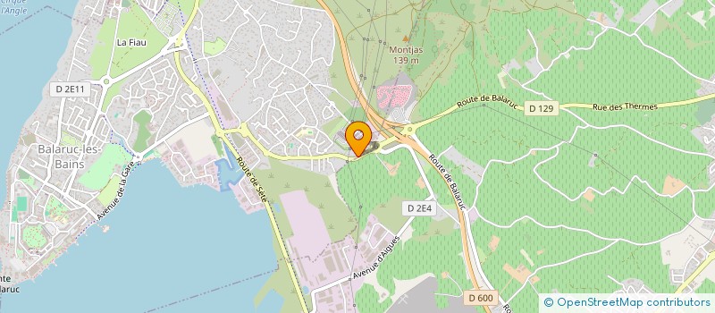 localisation de l'entreprise MONSIEUR JEAN BAPTISTE VUILLAUME  BALARUC-LES-BAINS