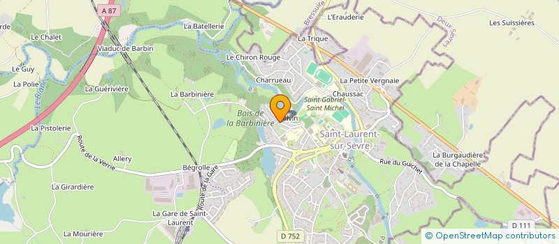 localisation de l'entreprise MONSIEUR JEAN-BAPTISTE WALCH à SAINT-LAURENT-SUR-SEVRE
