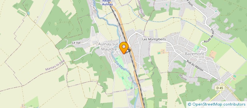 localisation de l'entreprise MONSIEUR JEAN-BAPTISTE WASSER à AULNAY-SUR-MAULDRE