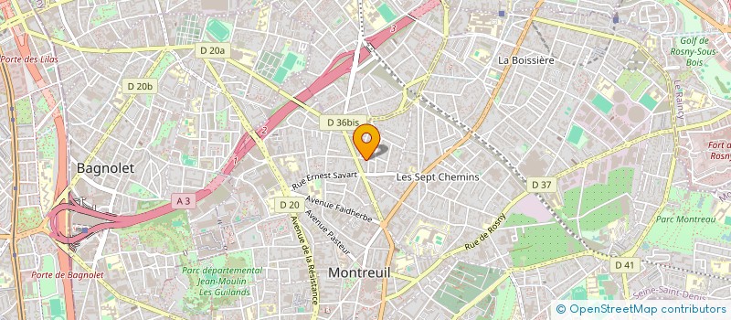 localisation de l'entreprise MONSIEUR JEAN-BAPTISTE WEJMAN à MONTREUIL
