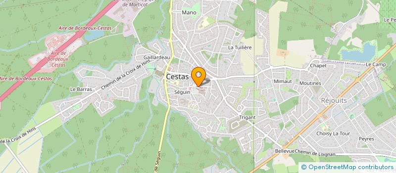 localisation de l'entreprise MONSIEUR JEAN BAPTISTE ZEH  MARTIGNAS-SUR-JALLE