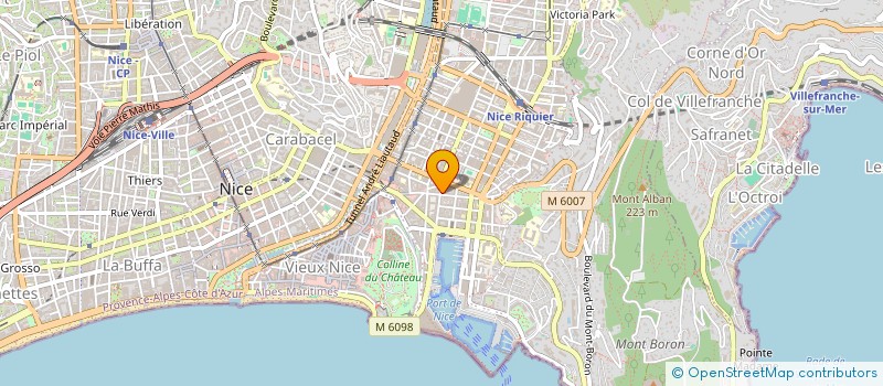 localisation de l'entreprise MONSIEUR JEAN BAQUE à NICE