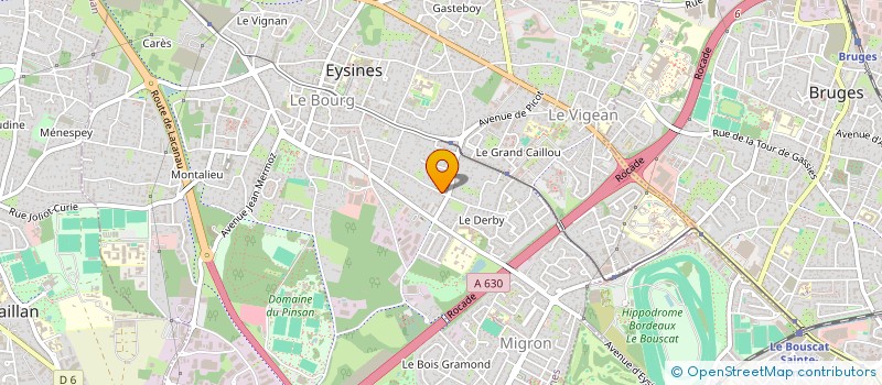 localisation de l'entreprise MONSIEUR JEAN BAQUEY  EYSINES