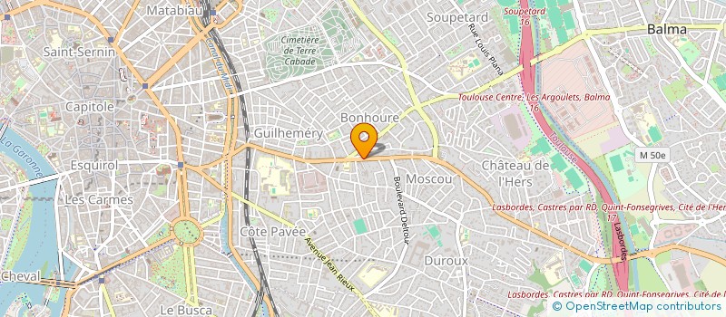 localisation de l'entreprise MONSIEUR JEAN BARADAT à TOULOUSE