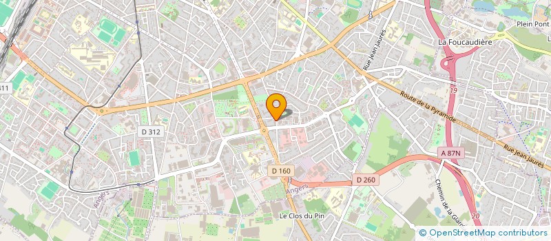 localisation de l'entreprise MONSIEUR JEAN BARAILLE à ANGERS