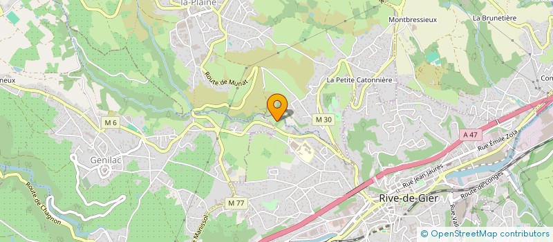 localisation de l'entreprise MONSIEUR JEAN BARALON à SAINT-ROMAIN-EN-JAREZ