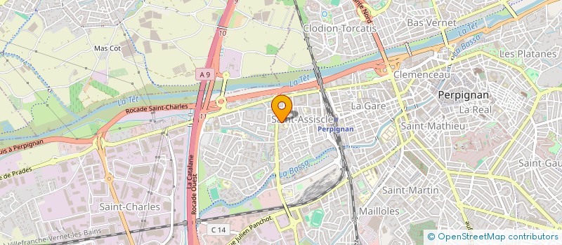 localisation de l'entreprise MONSIEUR JEAN BARANDE  PERPIGNAN