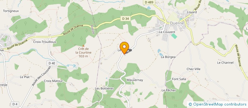 localisation de l'entreprise MONSIEUR JEAN BARANGE  DUERNE