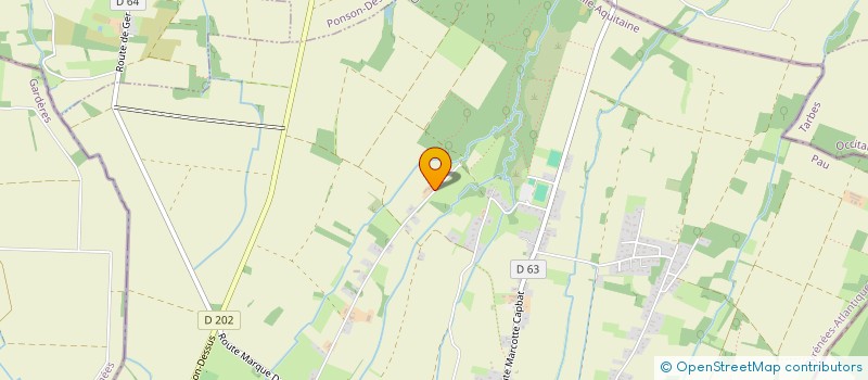 localisation de l'entreprise MONSIEUR JEAN BARATS  GER