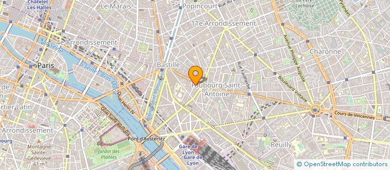 localisation de l'entreprise MONSIEUR JEAN BARATTE à PARIS