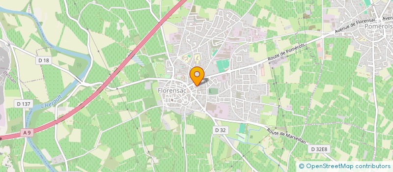 localisation de l'entreprise MONSIEUR JEAN BARBAZO  FLORENSAC