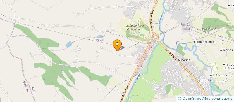 localisation de l'entreprise MONSIEUR JEAN BARBE  LASSERAN