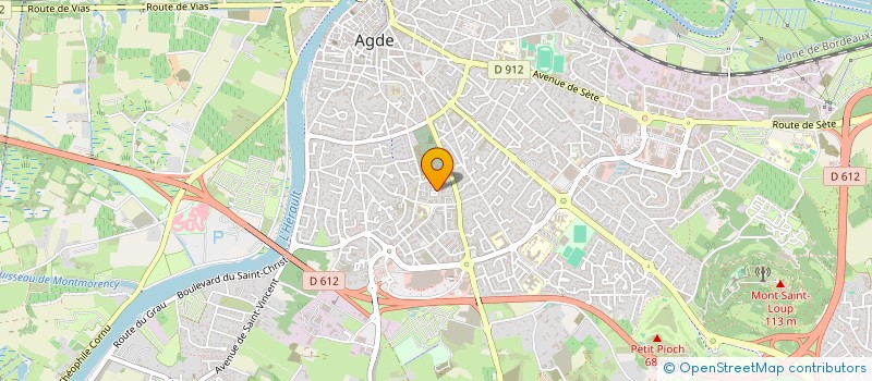 localisation de l'entreprise MONSIEUR JEAN BARBE  AGDE