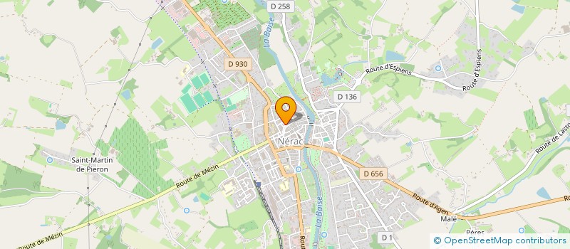 localisation de l'entreprise MONSIEUR JEAN BARBE  NERAC