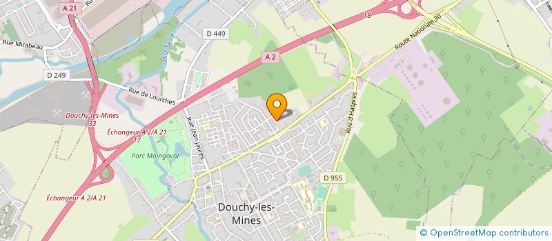 localisation de l'entreprise MONSIEUR JEAN BARBE à DOUCHY-LES-MINES