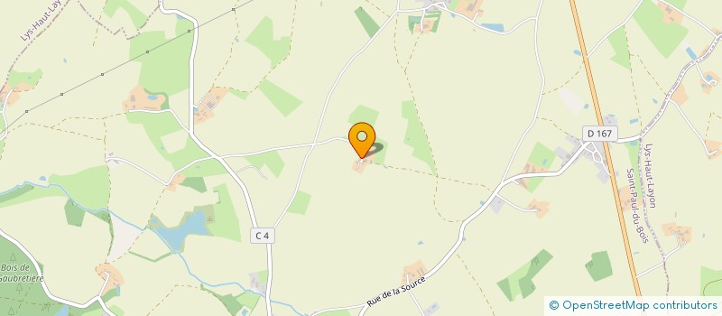 localisation de l'entreprise MONSIEUR JEAN BARBEAU  SAINT-PAUL-DU-BOIS