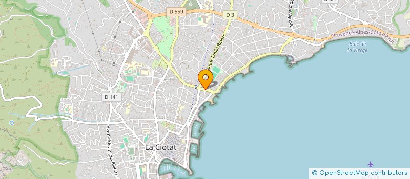 localisation de l'entreprise MONSIEUR JEAN BARBERIN  LA CIOTAT