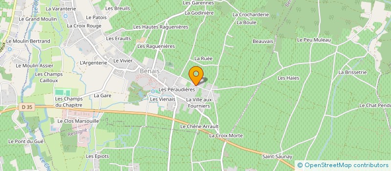localisation de l'entreprise MONSIEUR JEAN BARBIER à BENAIS