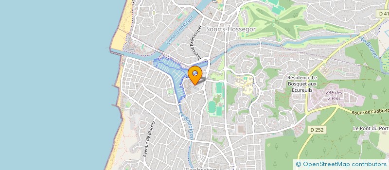 localisation de l'entreprise MONSIEUR JEAN BARBIER  CAPBRETON