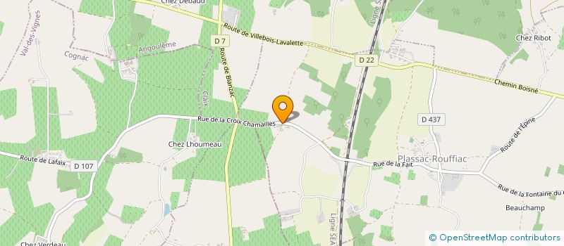 localisation de l'entreprise MONSIEUR JEAN BARBOT  PLASSAC-ROUFFIAC