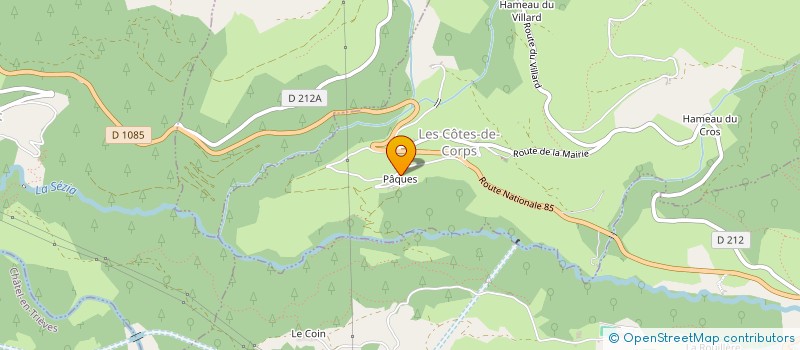 localisation de l'entreprise MONSIEUR JEAN BARDE  LA SALETTE-FALLAVAUX