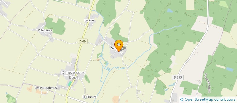 localisation de l'entreprise MONSIEUR JEAN BARDET  DOUE-EN-ANJOU