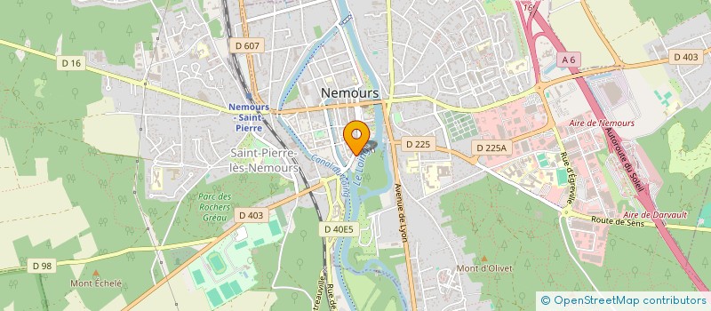 localisation de l'entreprise MONSIEUR JEAN BARDIN  NEMOURS