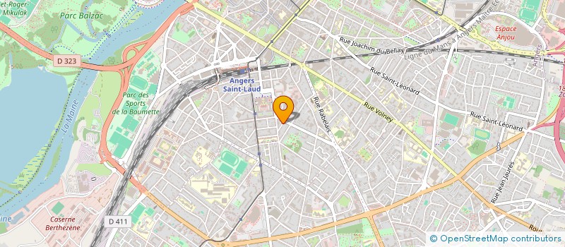 localisation de l'entreprise MONSIEUR JEAN BARDIN à ANGERS