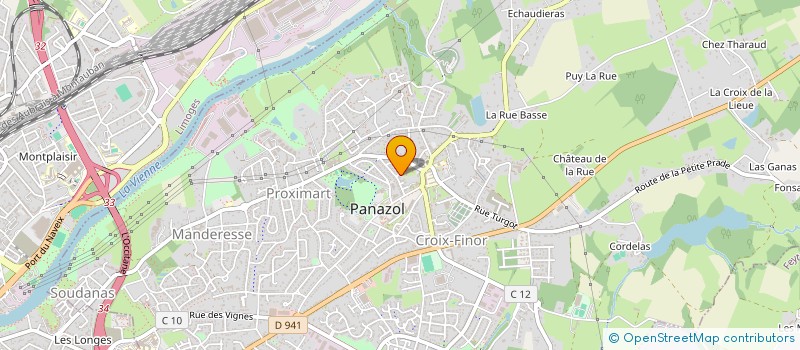 localisation de l'entreprise MONSIEUR JEAN BARDON à PANAZOL
