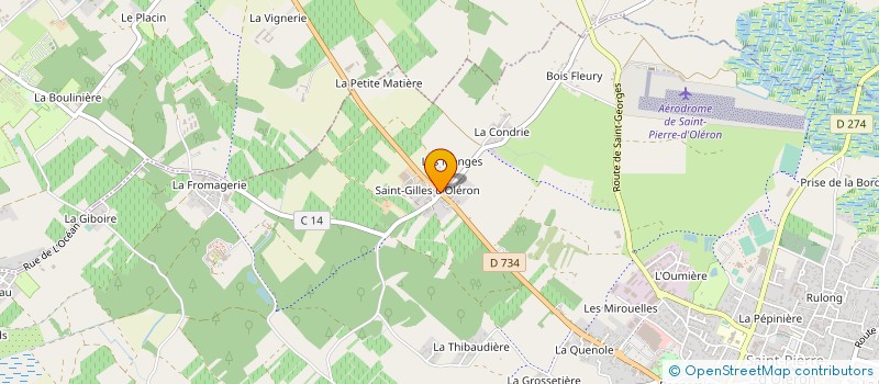 localisation de l'entreprise MONSIEUR JEAN BAREAUD à SAINT-PIERRE-D'OLERON