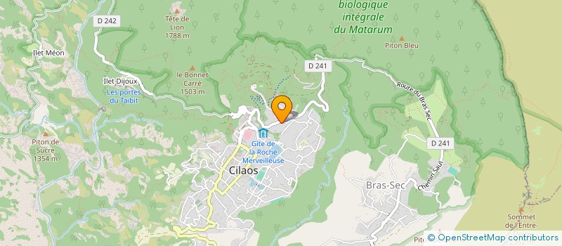 localisation de l'entreprise MONSIEUR JEAN BARET à CILAOS