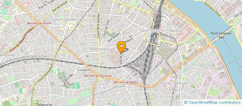 localisation de l'entreprise MONSIEUR JEAN BAREYT  BORDEAUX