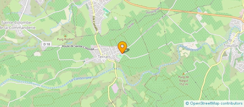 localisation de l'entreprise MONSIEUR JEAN BARGUES  LLUPIA