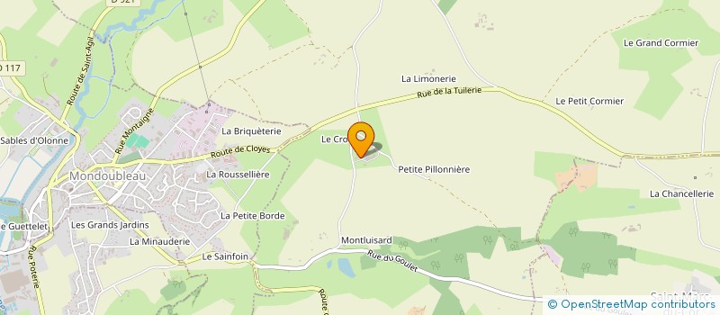localisation de l'entreprise MONSIEUR JEAN BARILLEAU à CHOUE