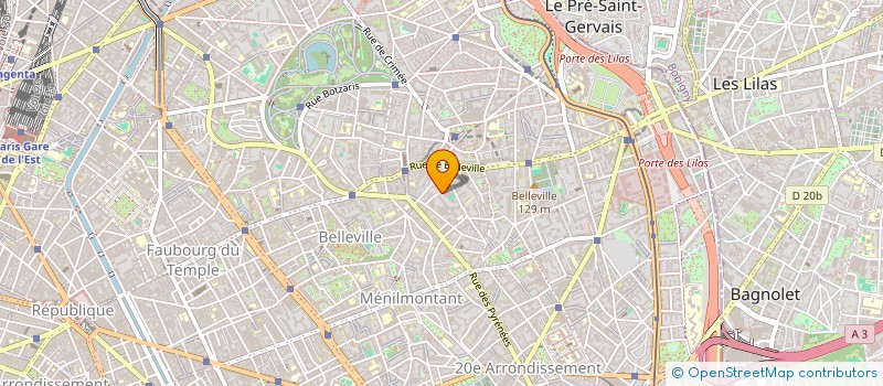 localisation de l'entreprise MONSIEUR JEAN BARNABE  PARIS