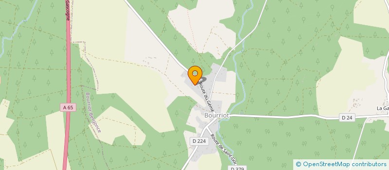 localisation de l'entreprise MONSIEUR JEAN BARNABE  BOURRIOT-BERGONCE