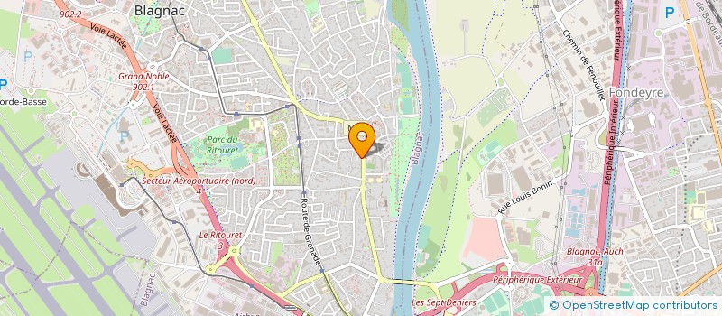 localisation de l'entreprise MONSIEUR JEAN BARNABOT  BLAGNAC