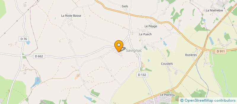 localisation de l'entreprise MONSIEUR JEAN BARO à SAVIGNAC