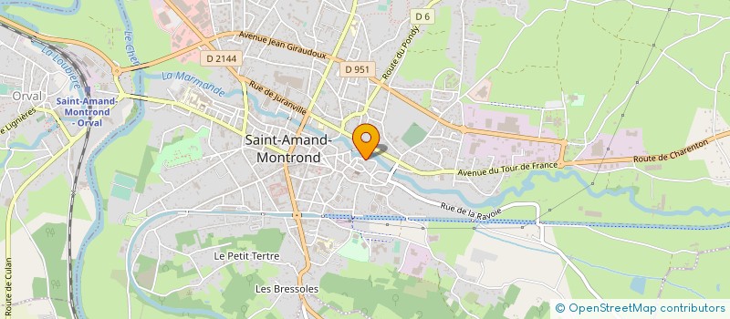 localisation de l'entreprise MONSIEUR JEAN BAROIS à MONTLUCON